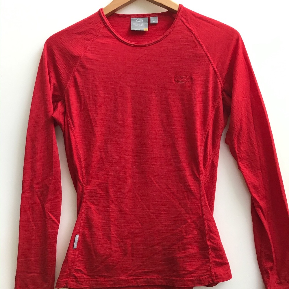Scarlet Merino Wool Icebreaker Baselayer